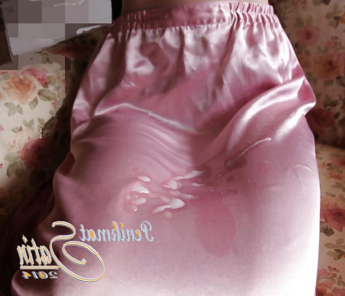 22P CUM ON SATIN