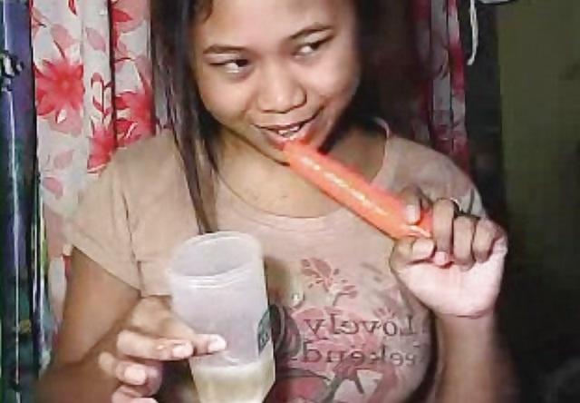 19P Sexy thai bar girl gets messy for me again
