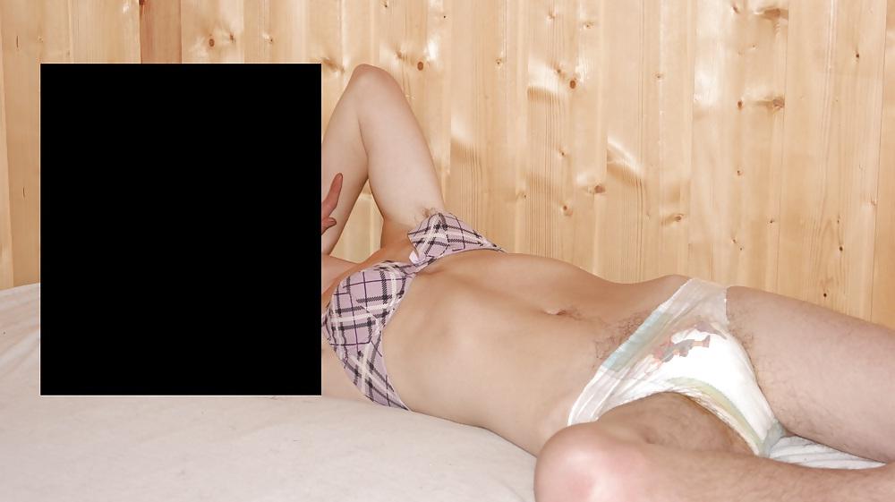 8P Me in a Diaper and Bra.