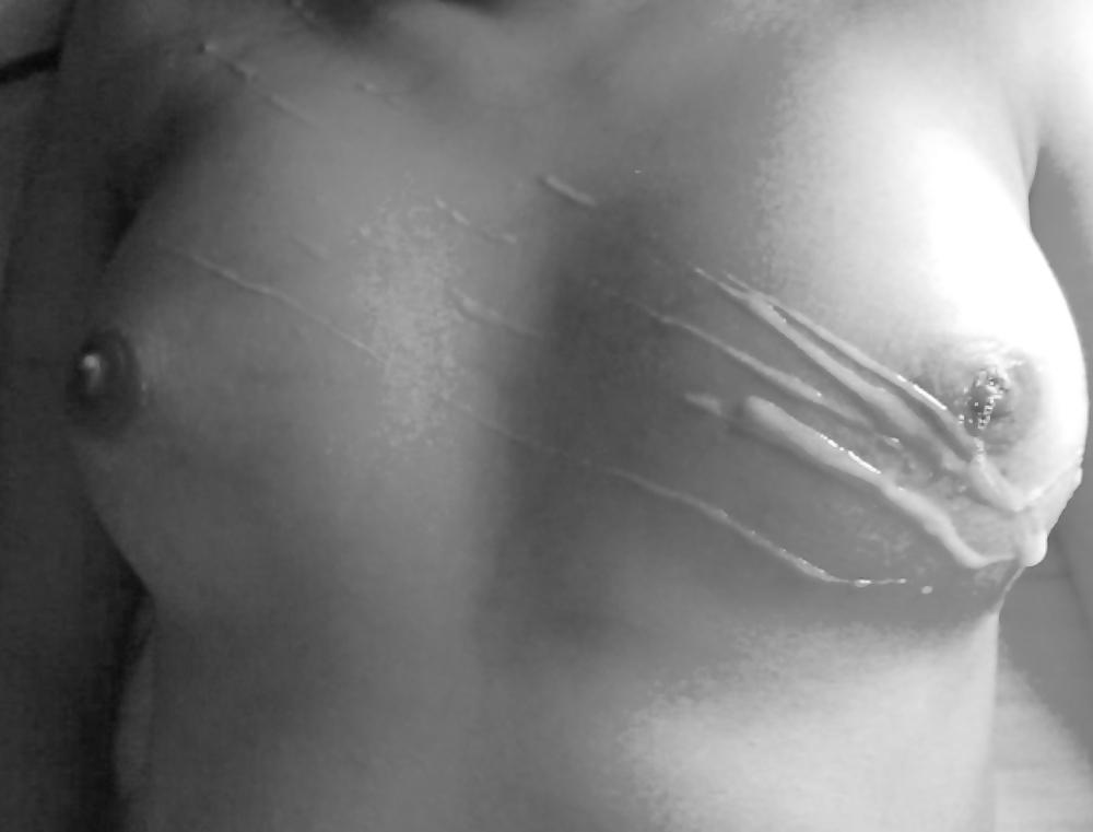 13P Cumshots on my girlfriend boobs