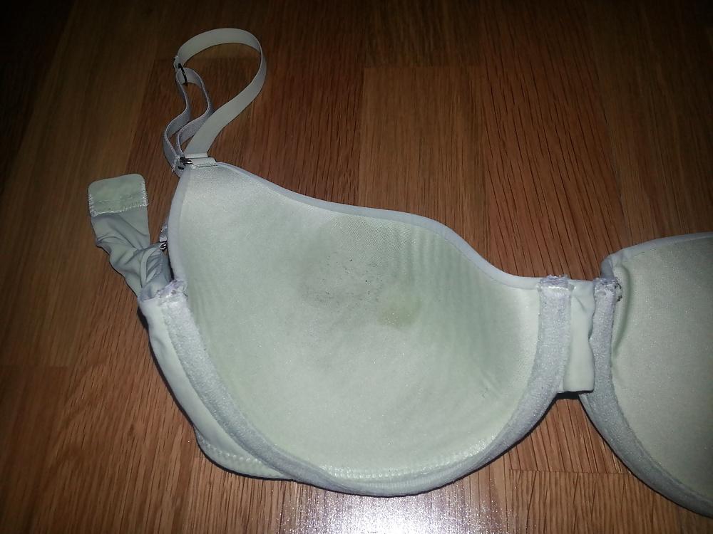 19P First Cum on My Cousin Green Etam Bra