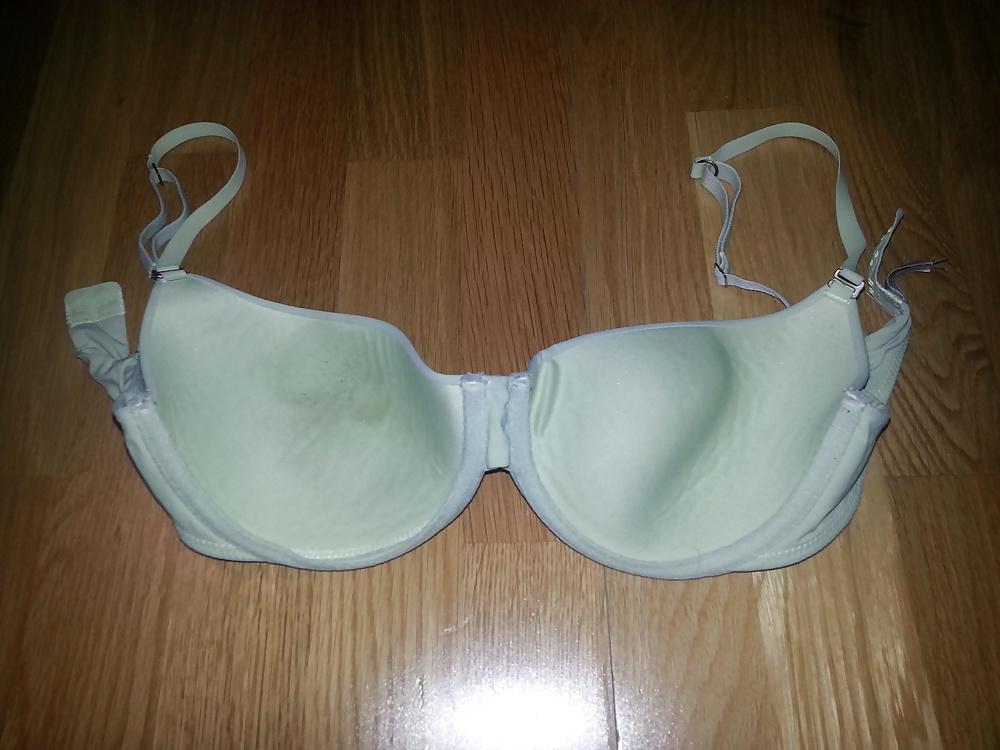 19P First Cum on My Cousin Green Etam Bra