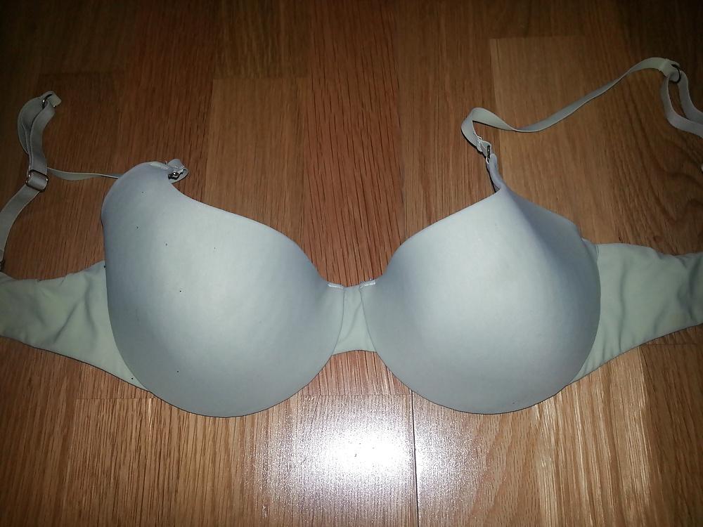 19P First Cum on My Cousin Green Etam Bra