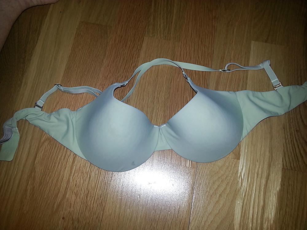 19P First Cum on My Cousin Green Etam Bra