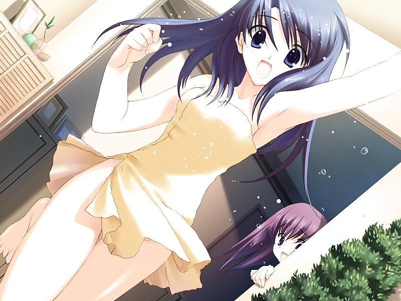 25P Anime style: naked towel