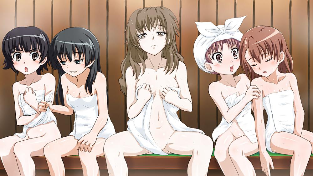 25P Anime style: naked towel