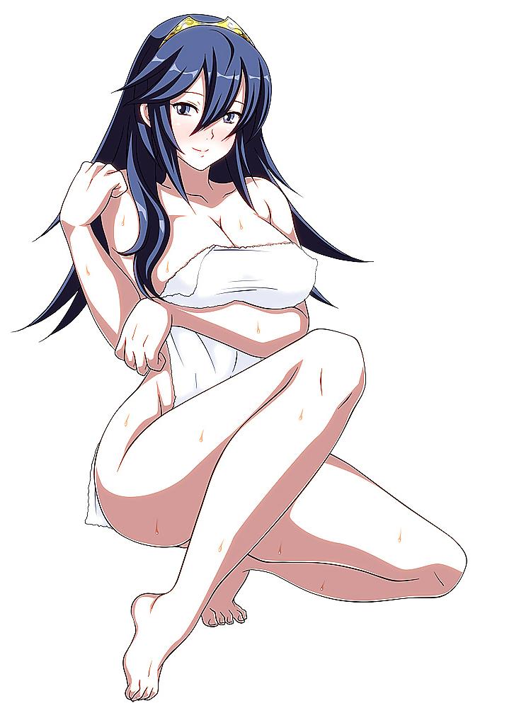 25P Anime style: naked towel