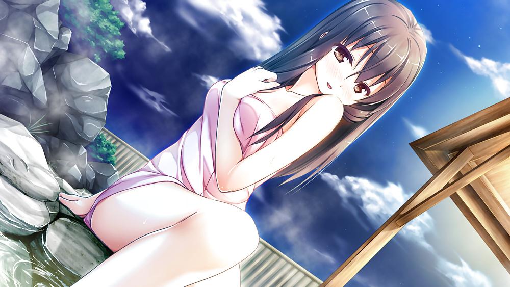 25P Anime style: naked towel