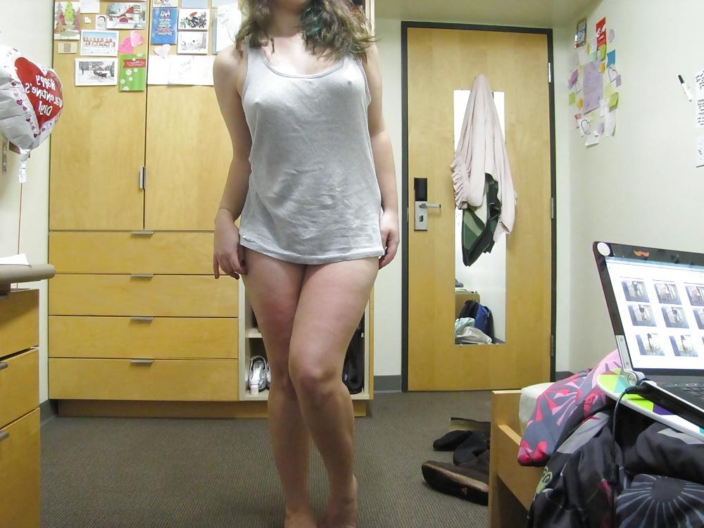 15P Dorm Room Strip Tease