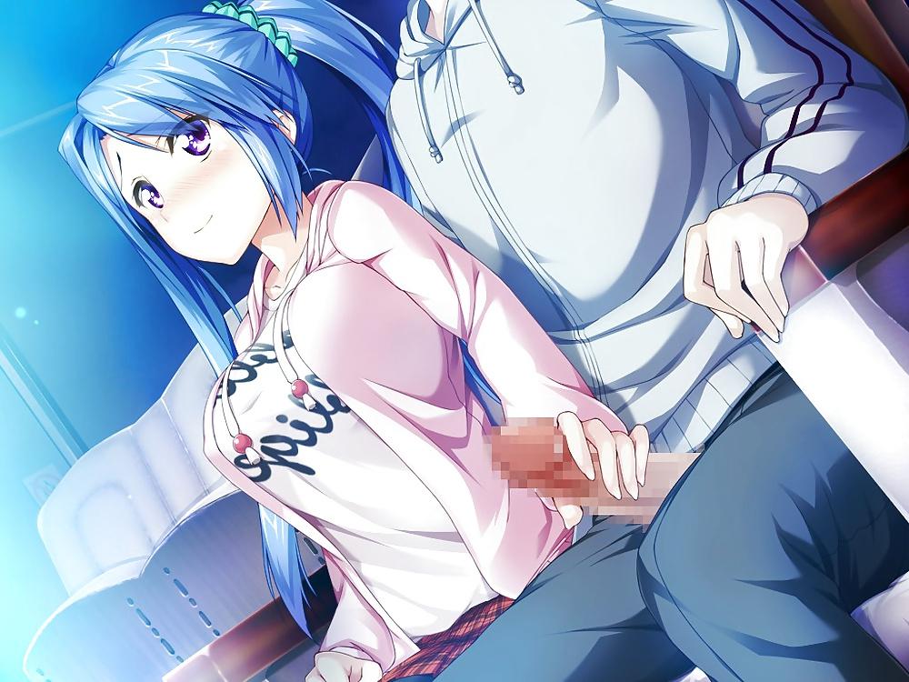 23P Anime Hentai Girls Handjob!