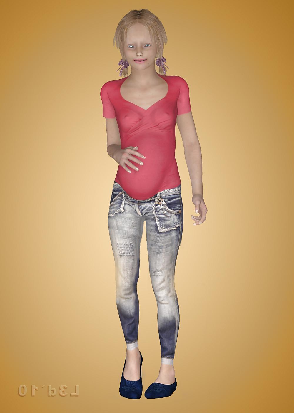 25P Pregnant 3D