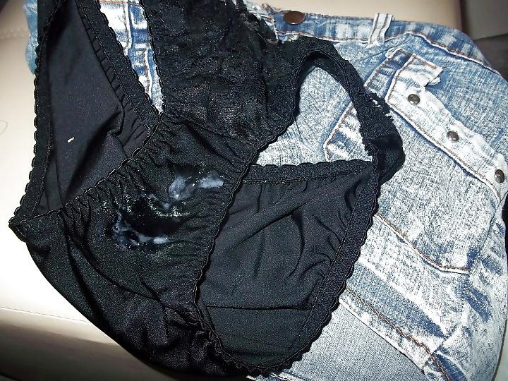 16P Cum on panties bras and shoes