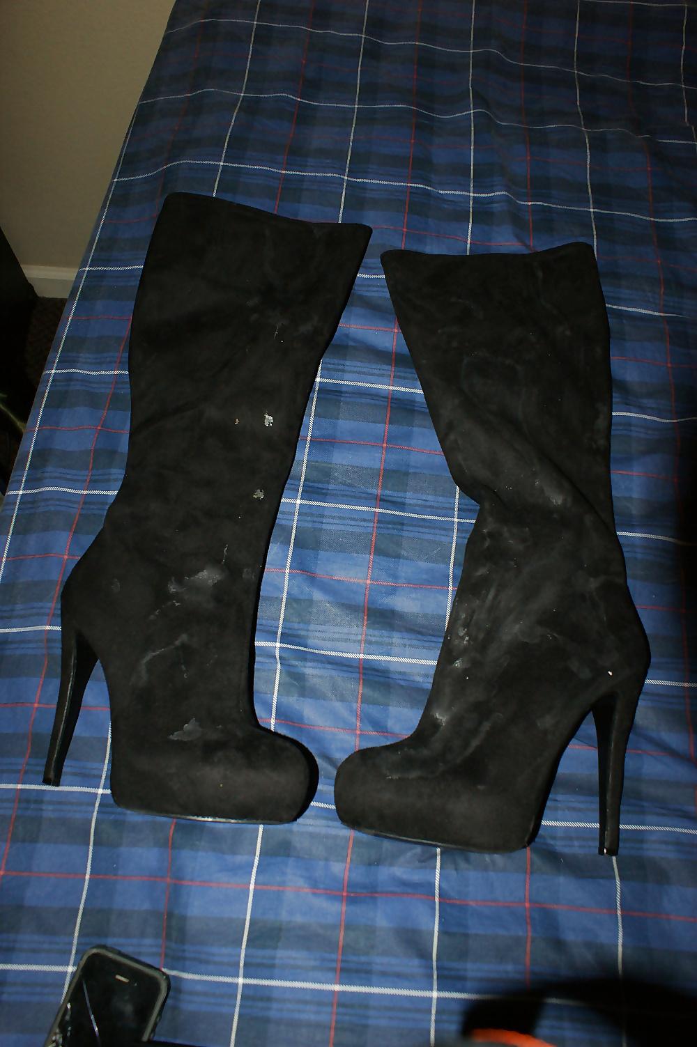 16P Cum on panties bras and shoes