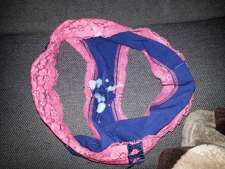 16P Cum on panties bras and shoes