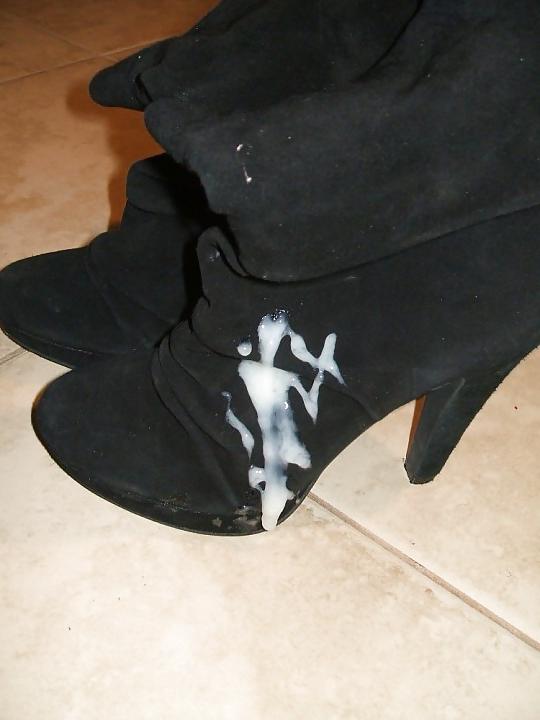16P Cum on panties bras and shoes