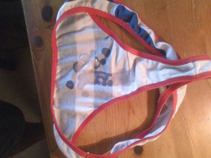 16P Cum on panties bras and shoes