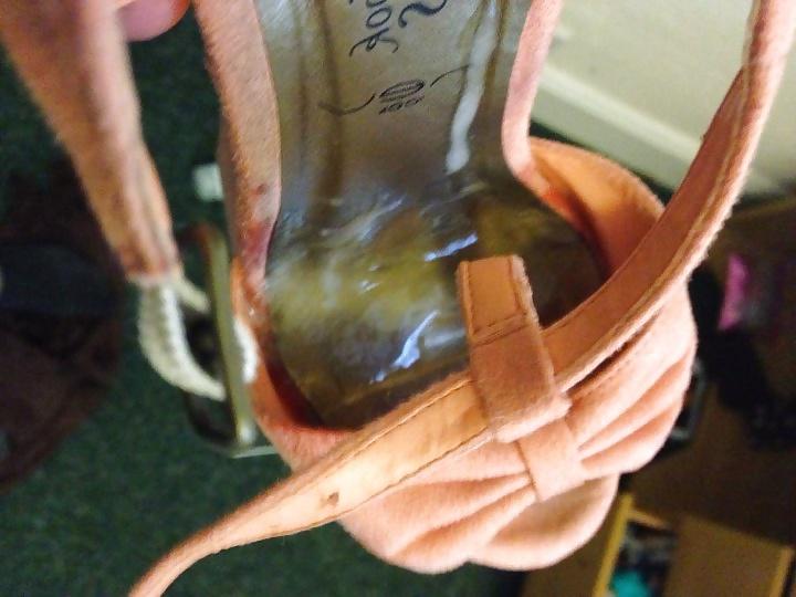 16P Cum on panties bras and shoes