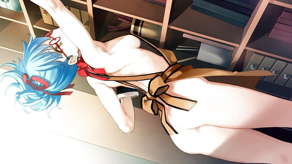 25P Anime style: naked apron