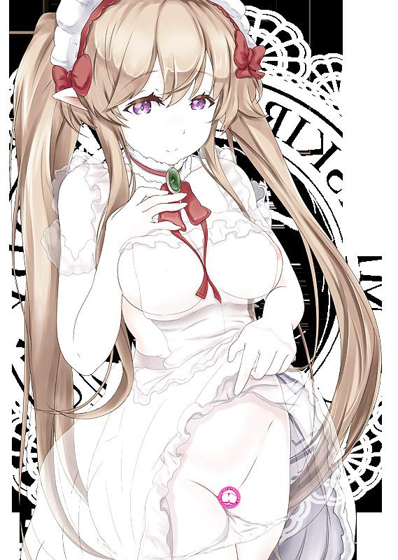 25P Anime style: naked apron