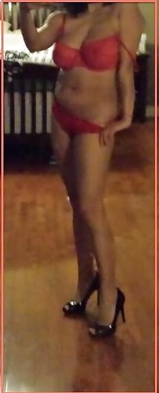 5P Red bra