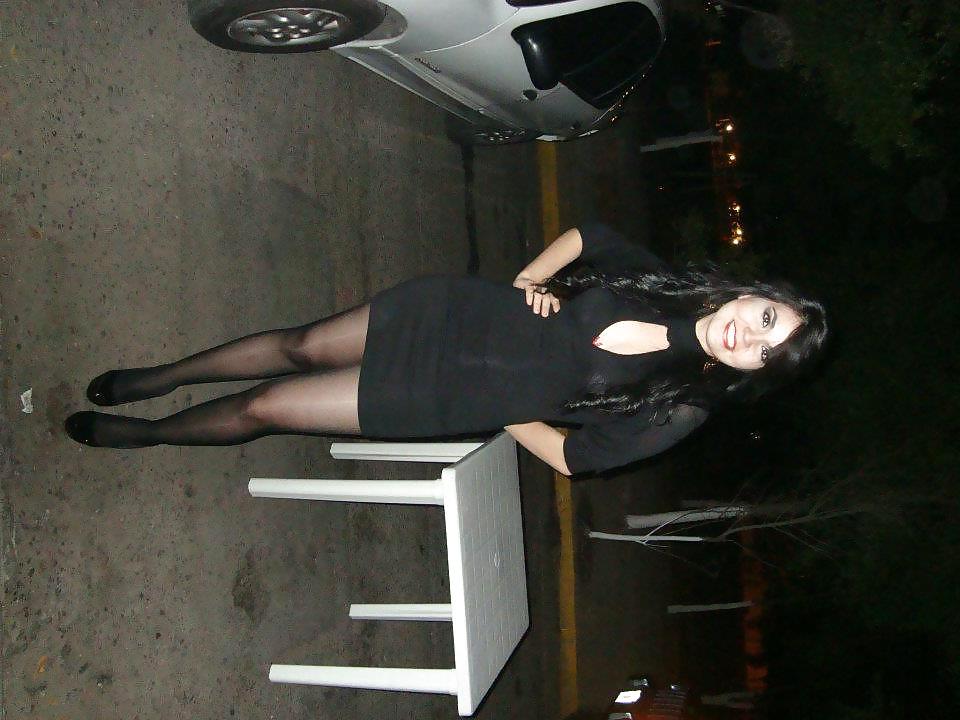 25P Mexican in pantyhose and pantimedias