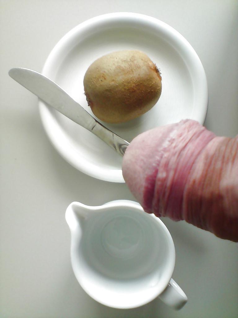 17P Secretly cum on the eat  