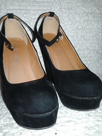 10P Cum on my girlfriend platform shoes