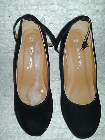 10P Cum on my girlfriend platform shoes