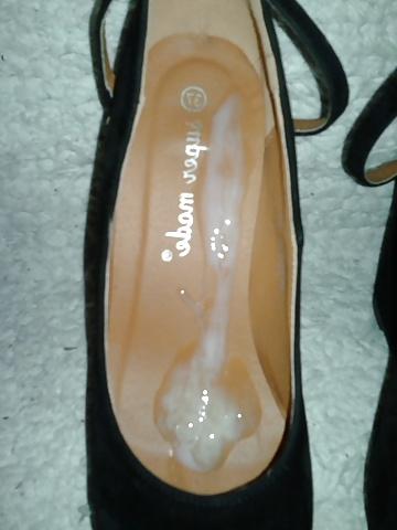 10P Cum on my girlfriend platform shoes