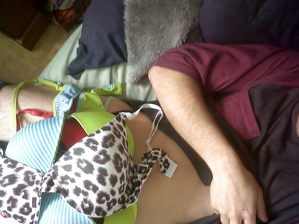 23P Fun with bra 36D and tight jeans