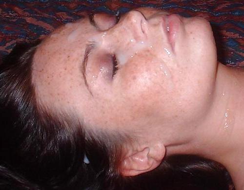 25P Cummed on amateurs Eyes Closed 2