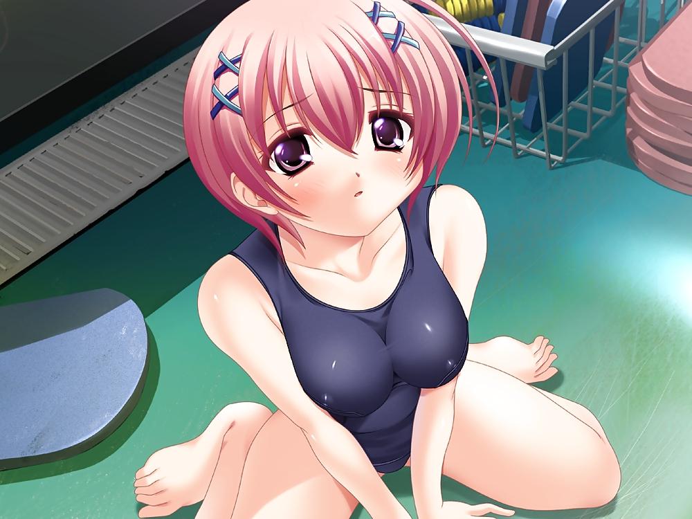 25P Anime girls in swimsuits