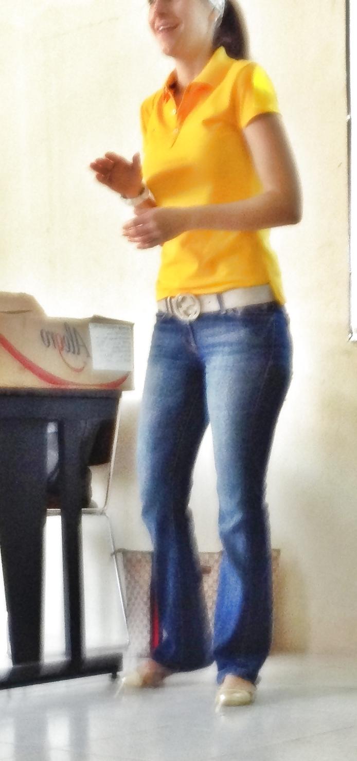 10P Mexicana-En salon de mi uni CULO ancho de nena rica