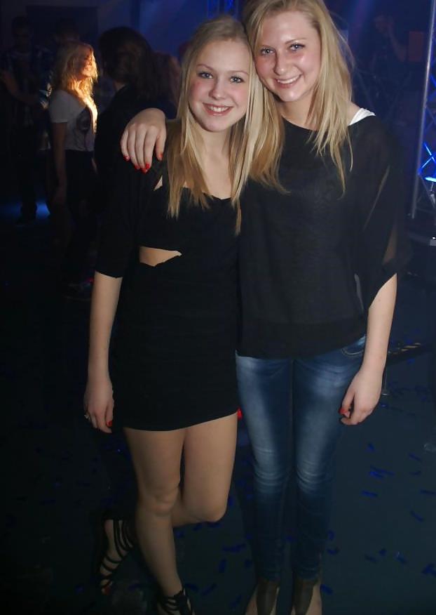 25P Danish teens-153-154-wet clothes party cleavage upskirt bra 