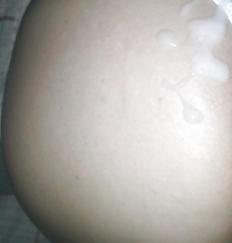 25P Sperma auf den Arsch