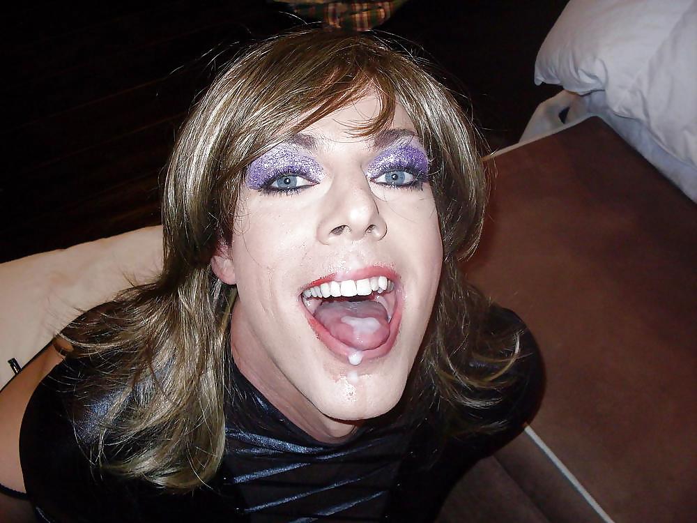 25P Facials granny & tranny