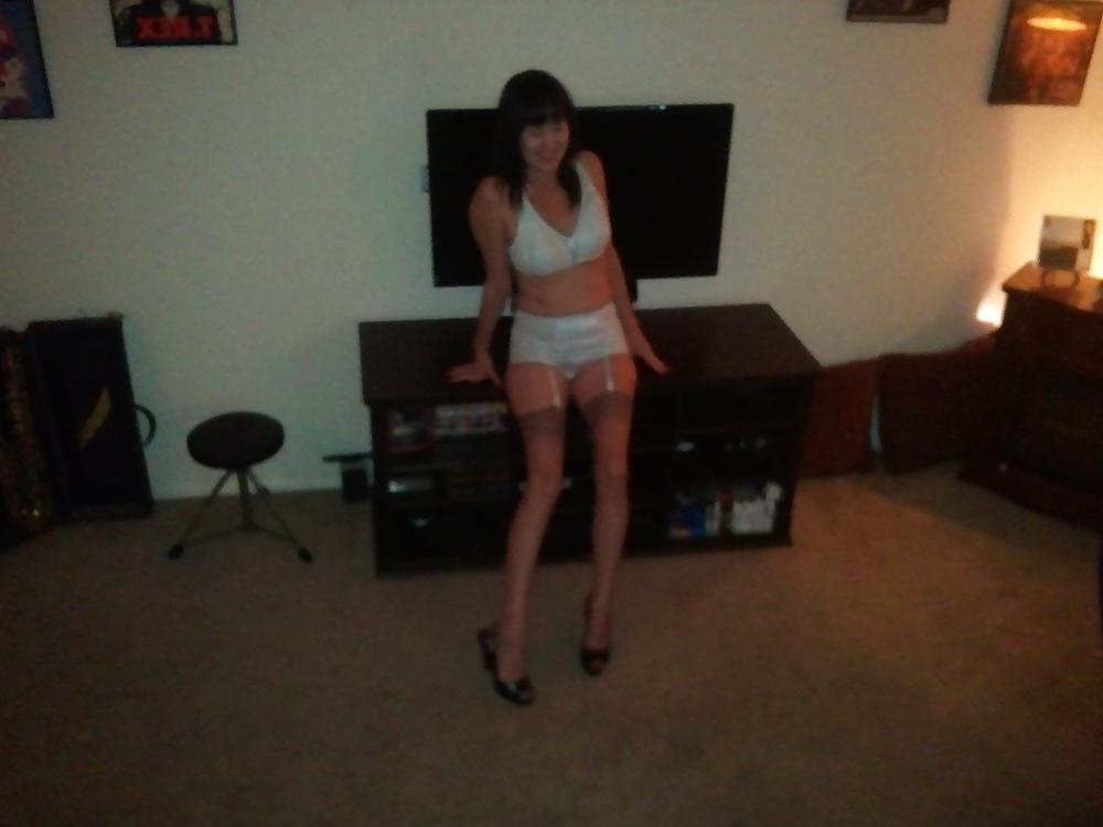 25P Vintage satin bra and panties  