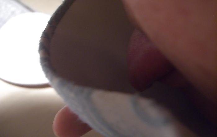 6P Licking and cumming on my cousin's bra and panties.