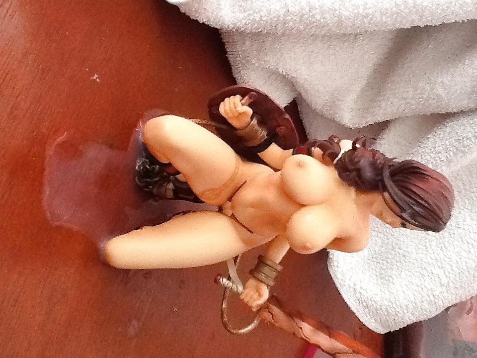 5P Cum on anime figures