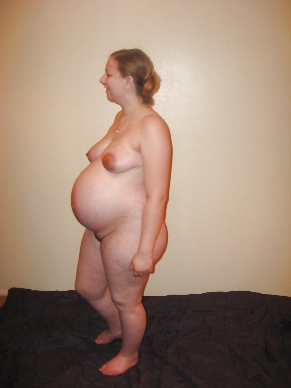 25P Enceinte nue - Nude pregnant 3