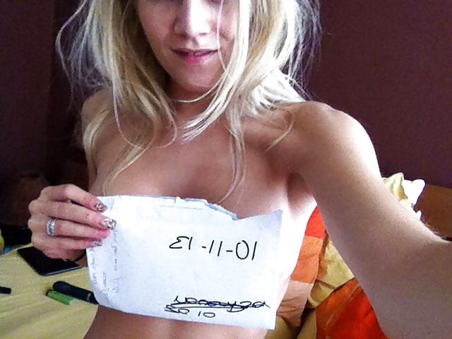 25P One night stand with hot 21 year old blonde with fake tits