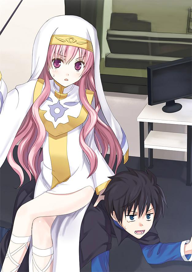 25P Anime style: human chair