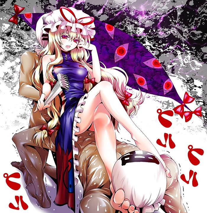 25P Anime style: human chair