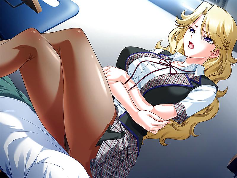 25P Anime style: human chair