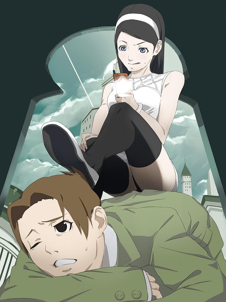 25P Anime style: human chair