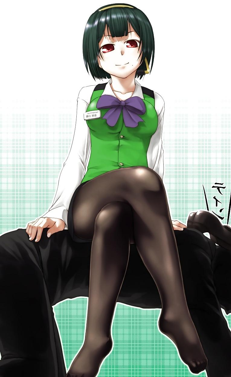 25P Anime style: human chair