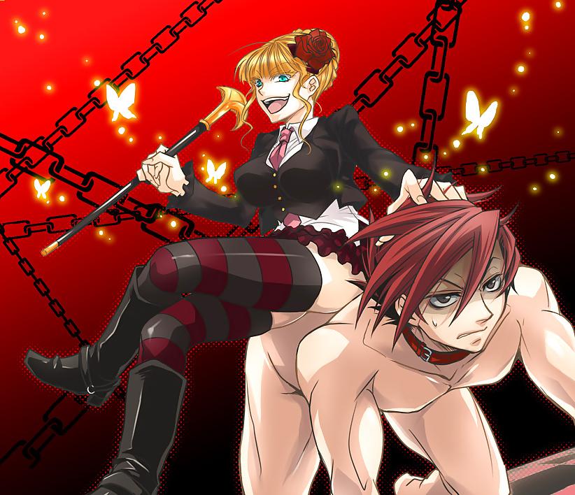 25P Anime style: human chair