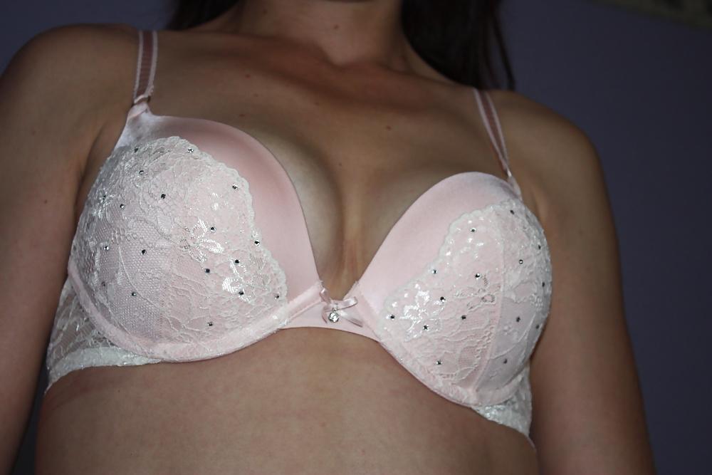 9P New pink knickers and bra
