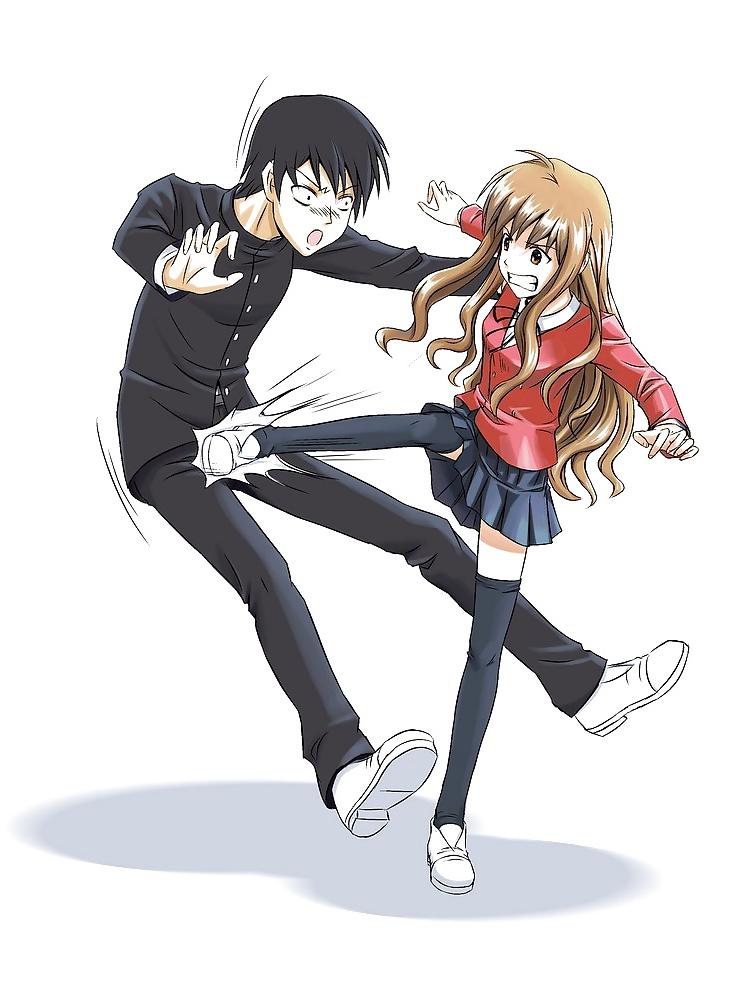 25P Anime style: ballbusting