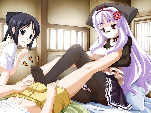 25P Anime style: ballbusting